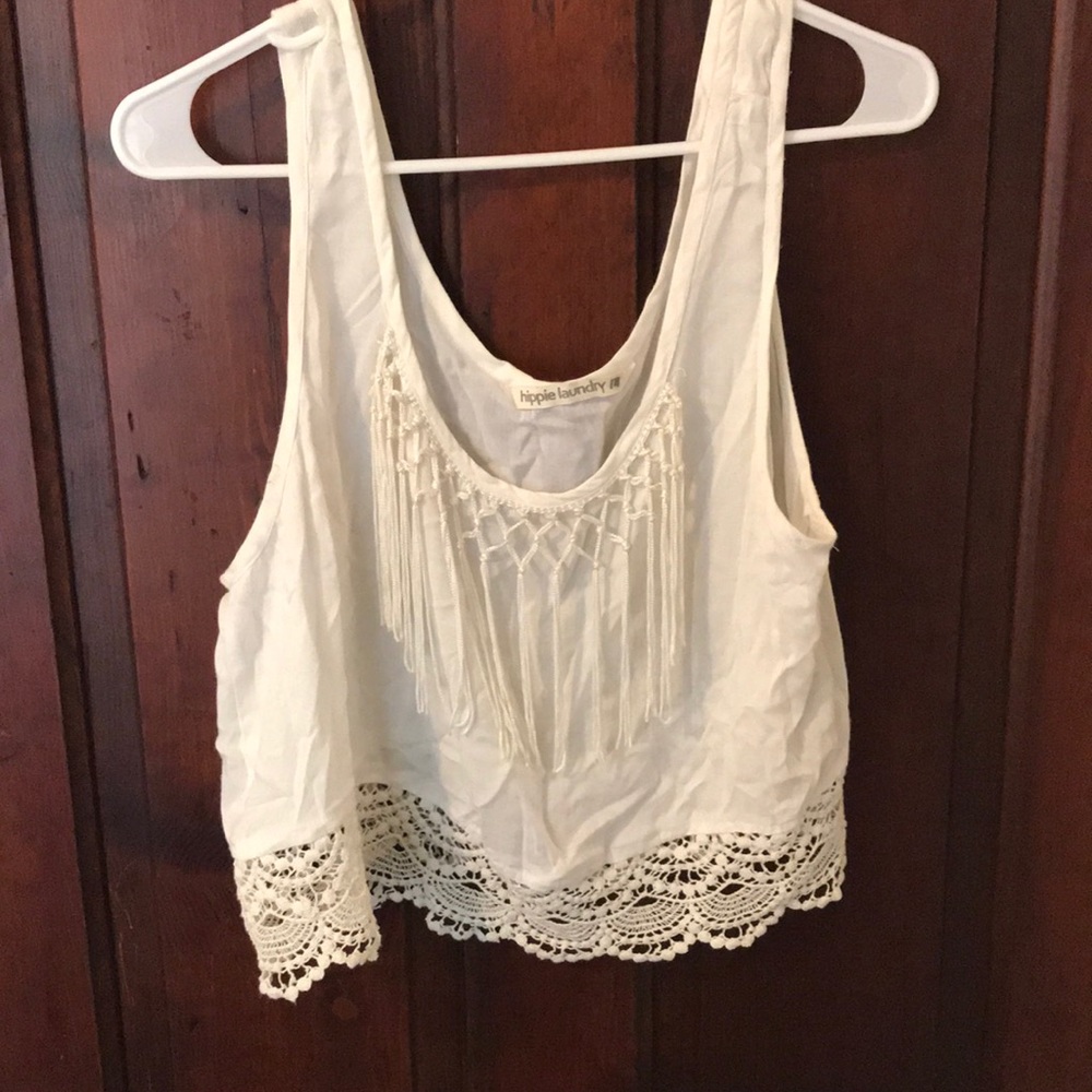 Hippie laundry crop top